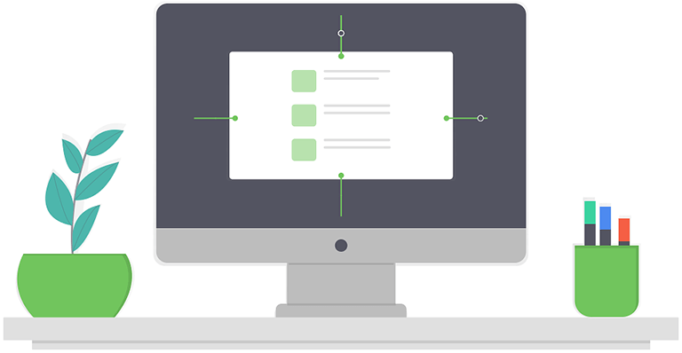 computer screen